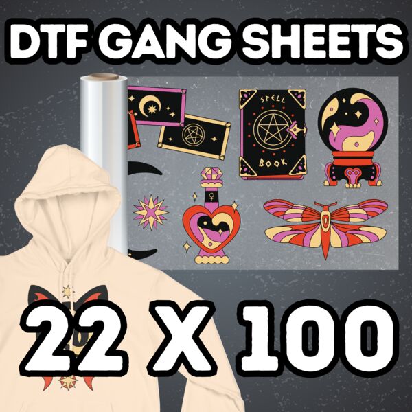 DTF Gang Sheets 22" x 100" Thumbnail