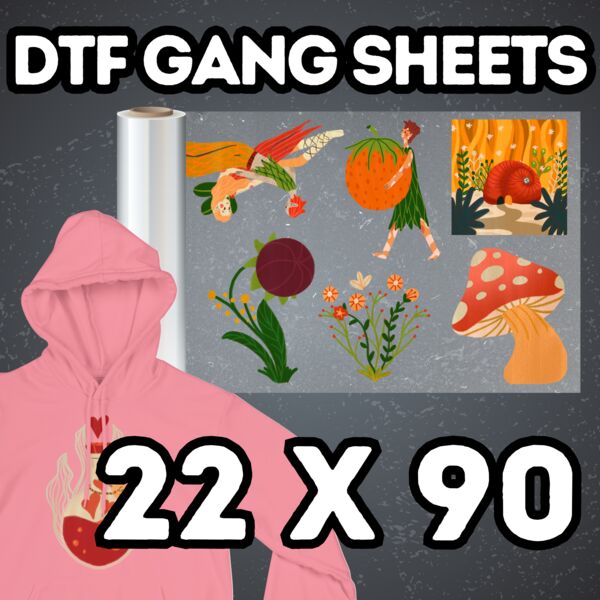 DTF Gang Sheets 22" x 90" Thumbnail