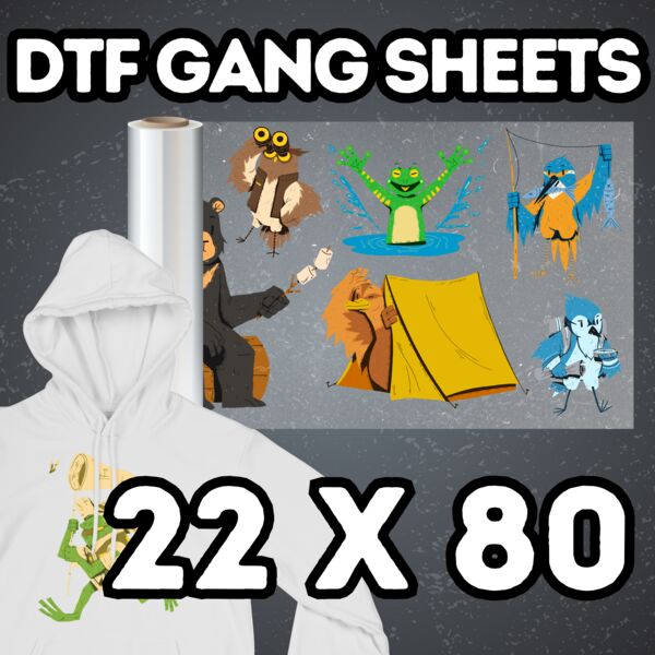 DTF Gang Sheets 22" x 80" Thumbnail