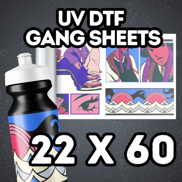 UV DTF Gang Sheets 22" x 60" Thumbnail