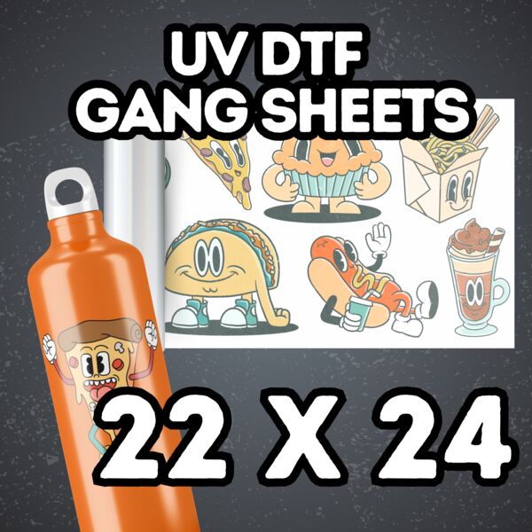 UV DTF Gang Sheets 22" x 24" Thumbnail
