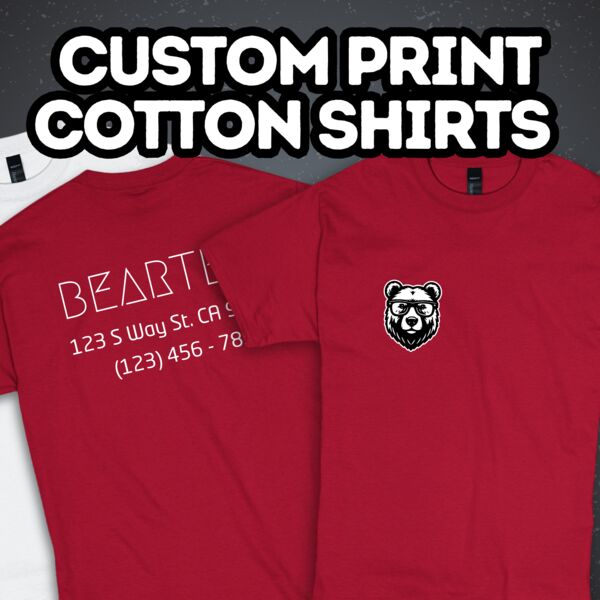 Custom Print Cotton T-Shirt Thumbnail