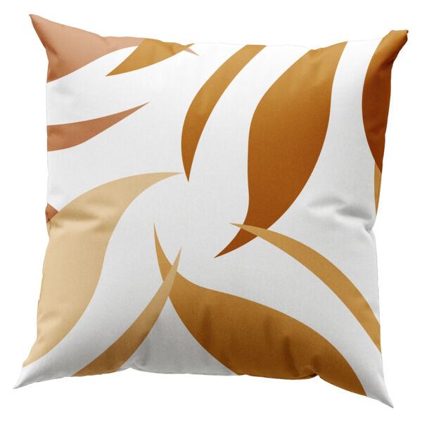Abstract Leaves Geometric Throw Pillows Thumbnail