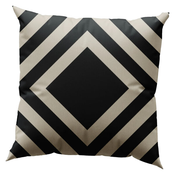 Diamond Geometric Throw Pillow Thumbnail