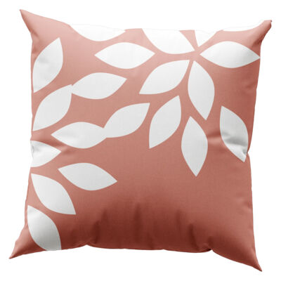 Flower Petals Geometric Throw Pillow Thumbnail