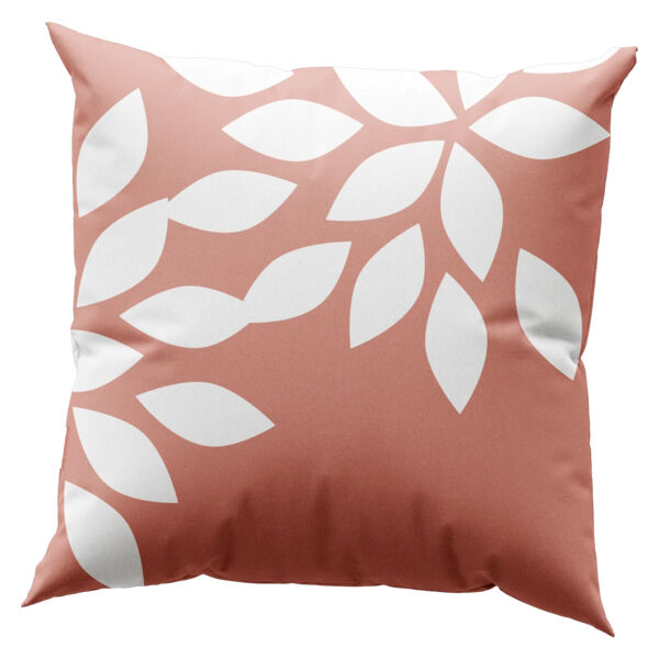 Flower Petals Geometric Throw Pillow Thumbnail