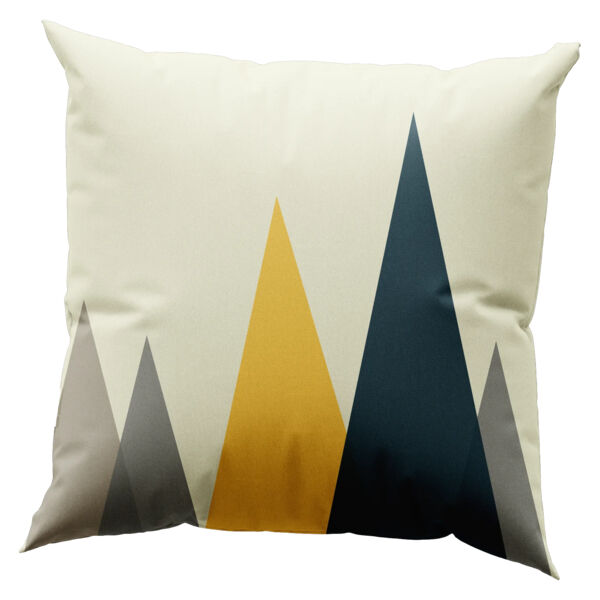 Magic Mountains Geometric Throw Pillow Thumbnail