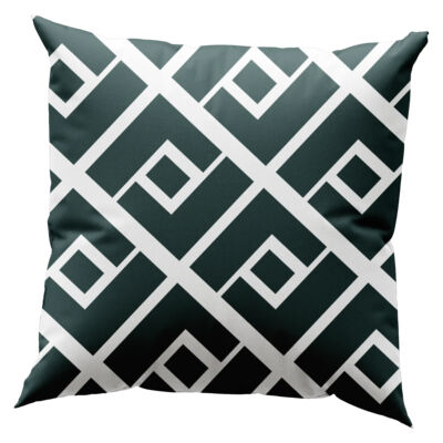 Modern Rhombus Geometric Throw Pillow Thumbnail