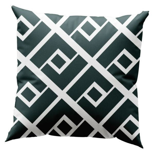 Modern Rhombus Geometric Throw Pillow Thumbnail