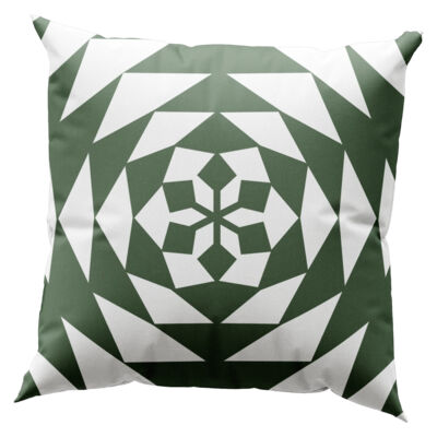 Quilt Design Geometric Throw Pillow Thumbnail