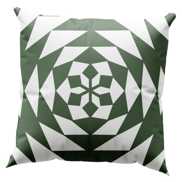 Quilt Design Geometric Throw Pillow Thumbnail