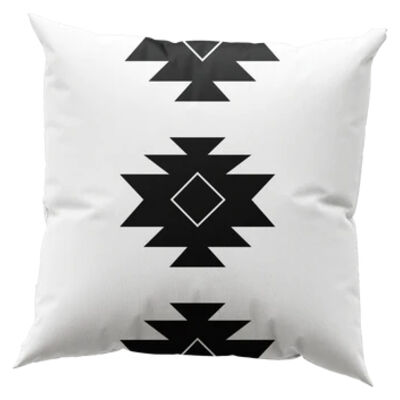 Simple Tribal Geometric Throw Pillow Thumbnail