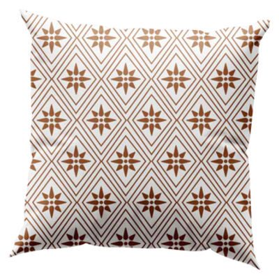 Spanish Stars Geometric Throw Pillow Thumbnail
