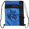Custom Print Color Block Drawstring Backpack Thumbnail