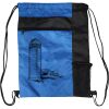 Custom Print Color Block Drawstring Backpack Thumbnail