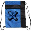 Custom Print Color Block Drawstring Backpack Thumbnail