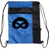 Custom Print Color Block Drawstring Backpack Thumbnail