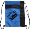 Custom Print Color Block Drawstring Backpack Thumbnail