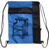 Custom Print Color Block Drawstring Backpack Thumbnail