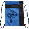 Custom Print Color Block Drawstring Backpack Thumbnail