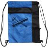 Custom Print Color Block Drawstring Backpack Thumbnail