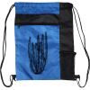 Custom Print Color Block Drawstring Backpack Thumbnail