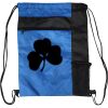 Custom Print Color Block Drawstring Backpack Thumbnail