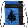 Custom Print Color Block Drawstring Backpack Thumbnail