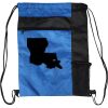 Custom Print Color Block Drawstring Backpack Thumbnail