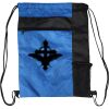 Custom Print Color Block Drawstring Backpack Thumbnail