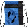 Custom Print Color Block Drawstring Backpack Thumbnail