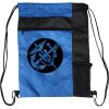 Custom Print Color Block Drawstring Backpack Thumbnail