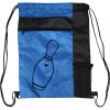 Custom Print Color Block Drawstring Backpack Thumbnail