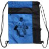 Custom Print Color Block Drawstring Backpack Thumbnail