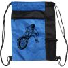 Custom Print Color Block Drawstring Backpack Thumbnail