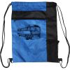 Custom Print Color Block Drawstring Backpack Thumbnail