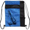 Custom Print Color Block Drawstring Backpack Thumbnail