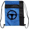 Custom Print Color Block Drawstring Backpack Thumbnail
