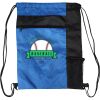 Custom Print Color Block Drawstring Backpack Thumbnail