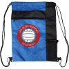 Custom Print Color Block Drawstring Backpack Thumbnail