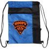 Custom Print Color Block Drawstring Backpack Thumbnail