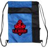 Custom Print Color Block Drawstring Backpack Thumbnail