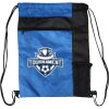 Custom Print Color Block Drawstring Backpack Thumbnail