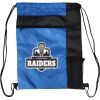 Custom Print Color Block Drawstring Backpack Thumbnail