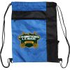Custom Print Color Block Drawstring Backpack Thumbnail