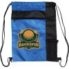 Custom Print Color Block Drawstring Backpack Thumbnail