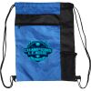 Custom Print Color Block Drawstring Backpack Thumbnail