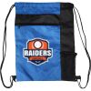 Custom Print Color Block Drawstring Backpack Thumbnail