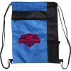 Custom Print Color Block Drawstring Backpack Thumbnail