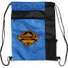Custom Print Color Block Drawstring Backpack Thumbnail